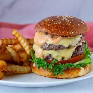 Double Cheeseburger Burger