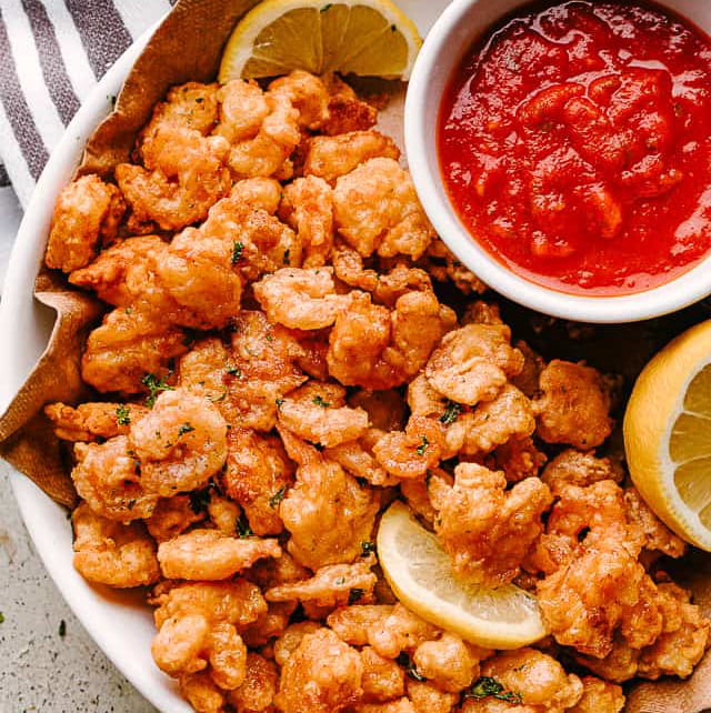 Popcorn Shrimp.