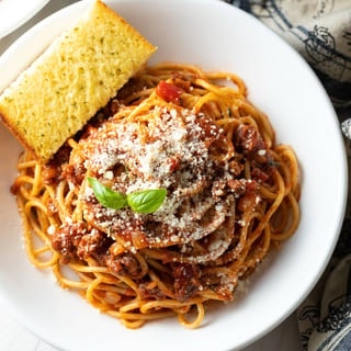 Spaghetti and Meat Sauce
