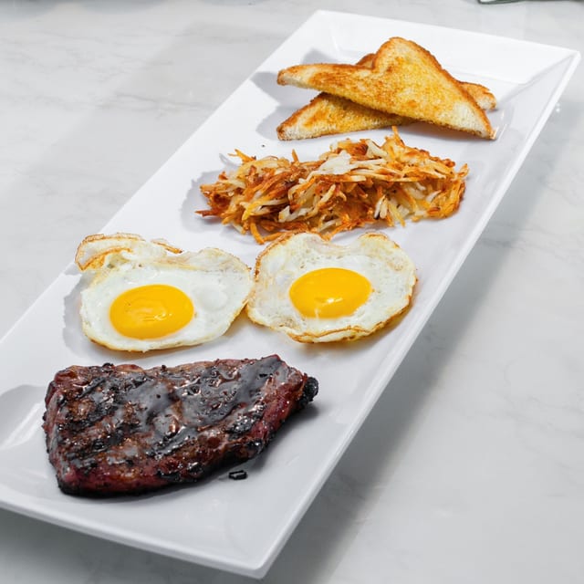Steak and Eggs.