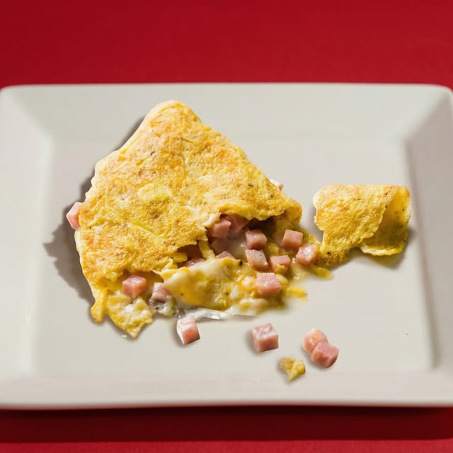 Ham and Cheese Omelette.