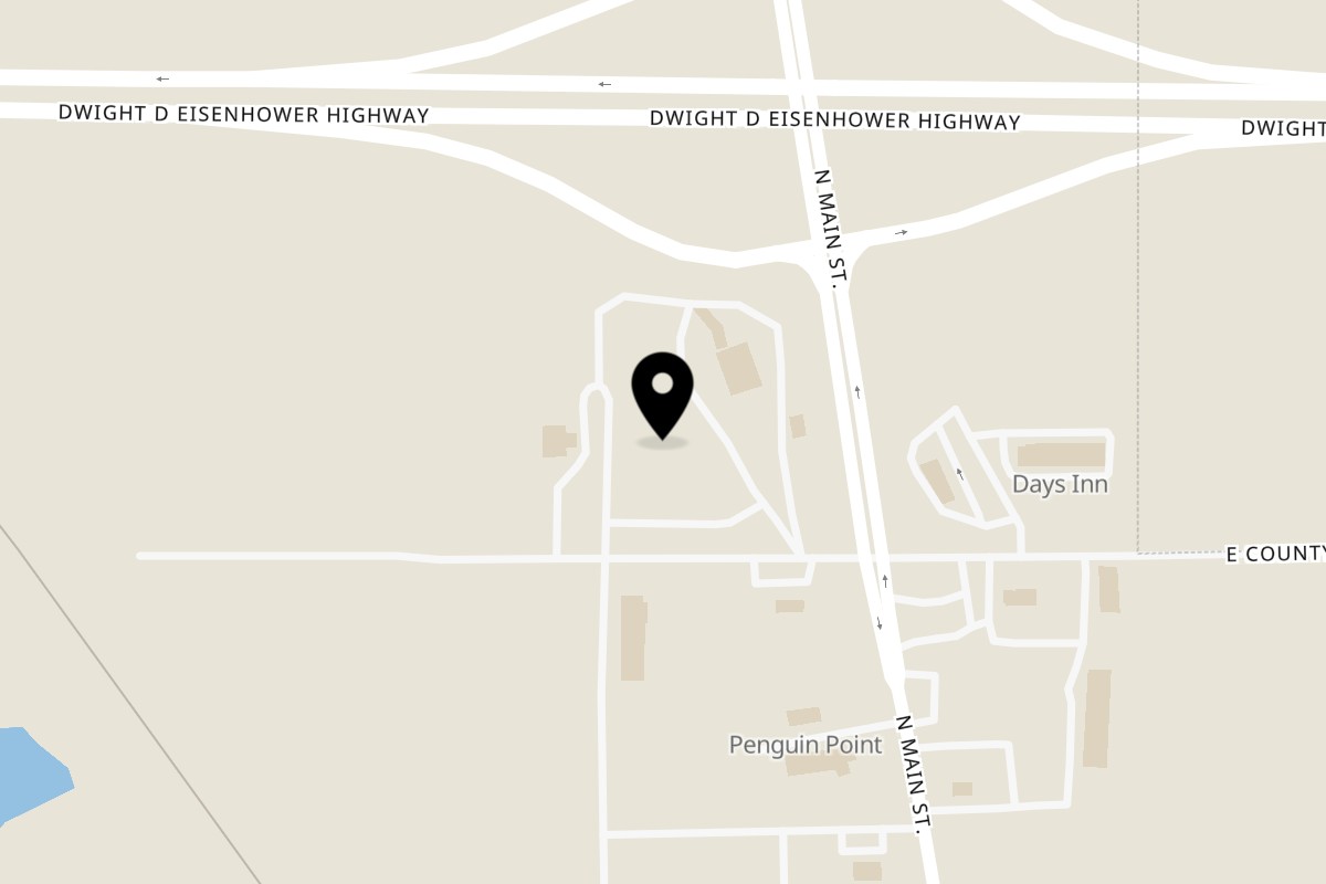 Map showing the location of Cloverdale Kitchen on 1032 N Main St in Cloverdale